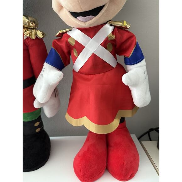 Christmas Holiday Disney 24 in Minnie Mickey Mouse Toy Soldier Marching Band - Picture 4 of 11